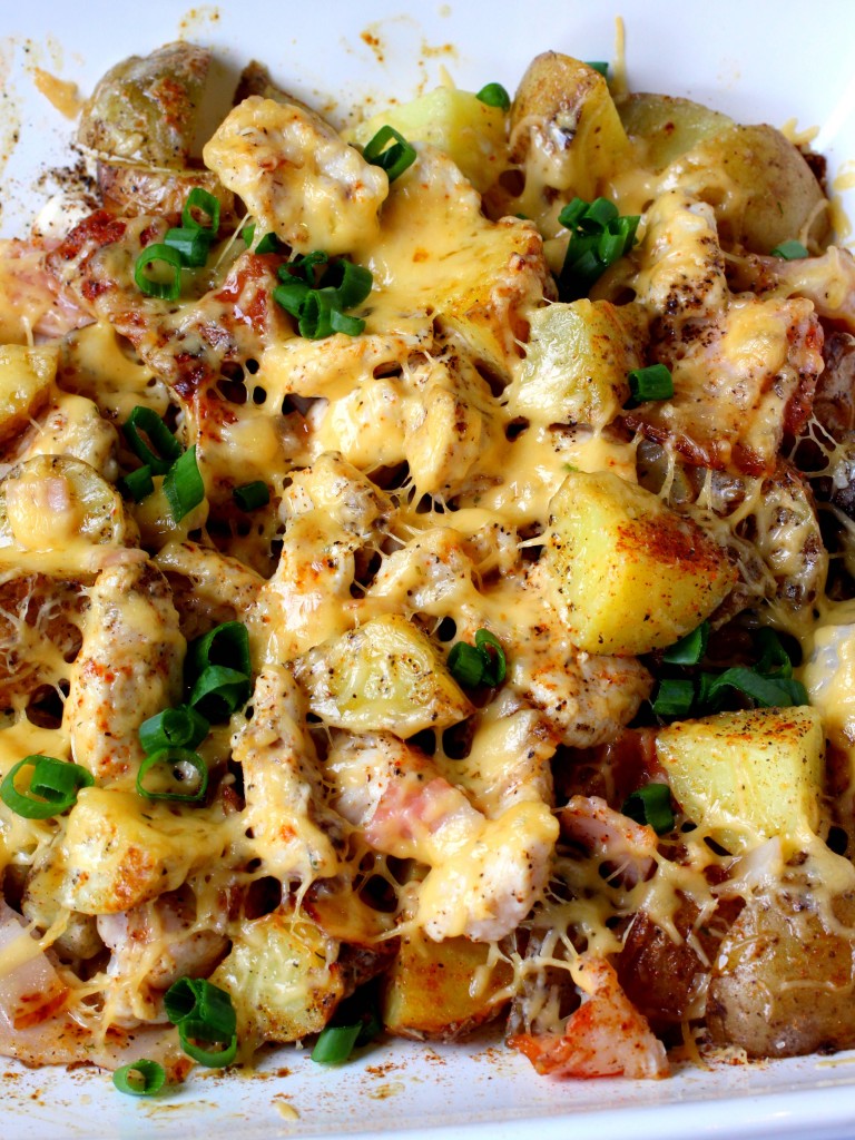 Loaded Baked Potato & Chicken Casserole