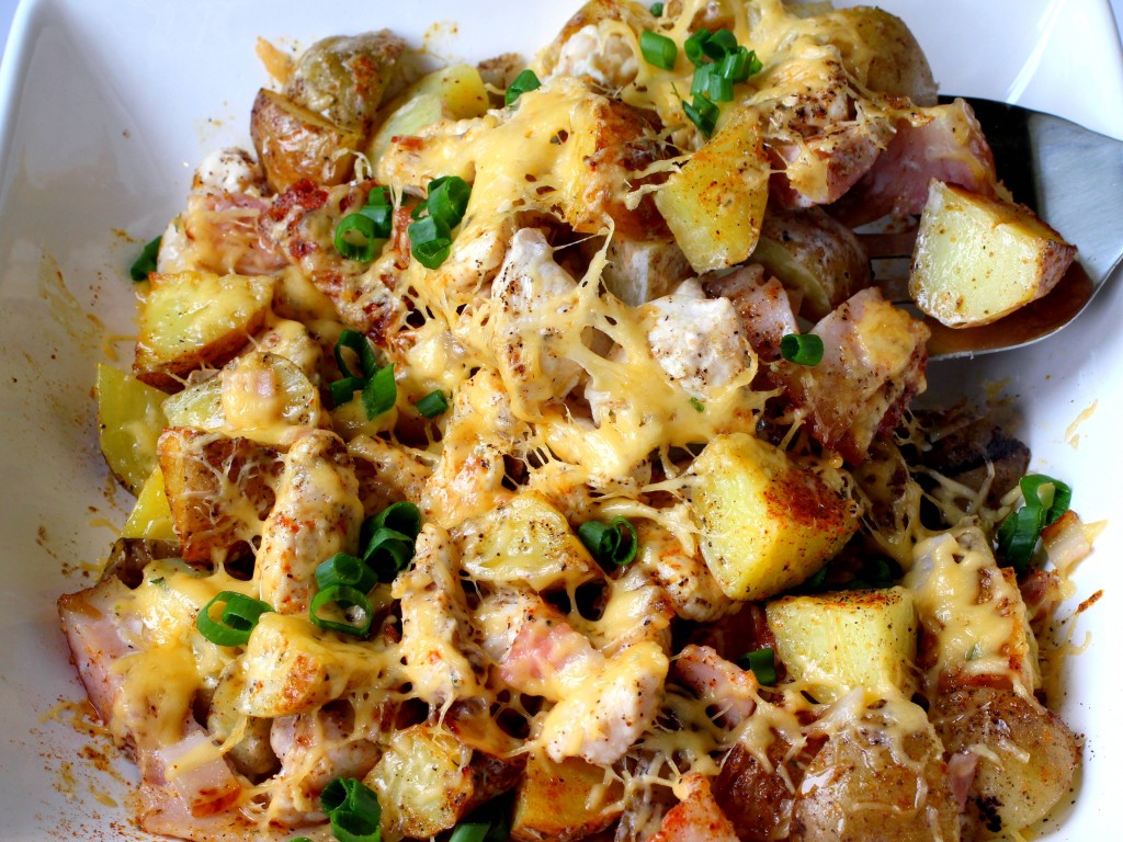 Loaded Baked Potato & Chicken Casserole