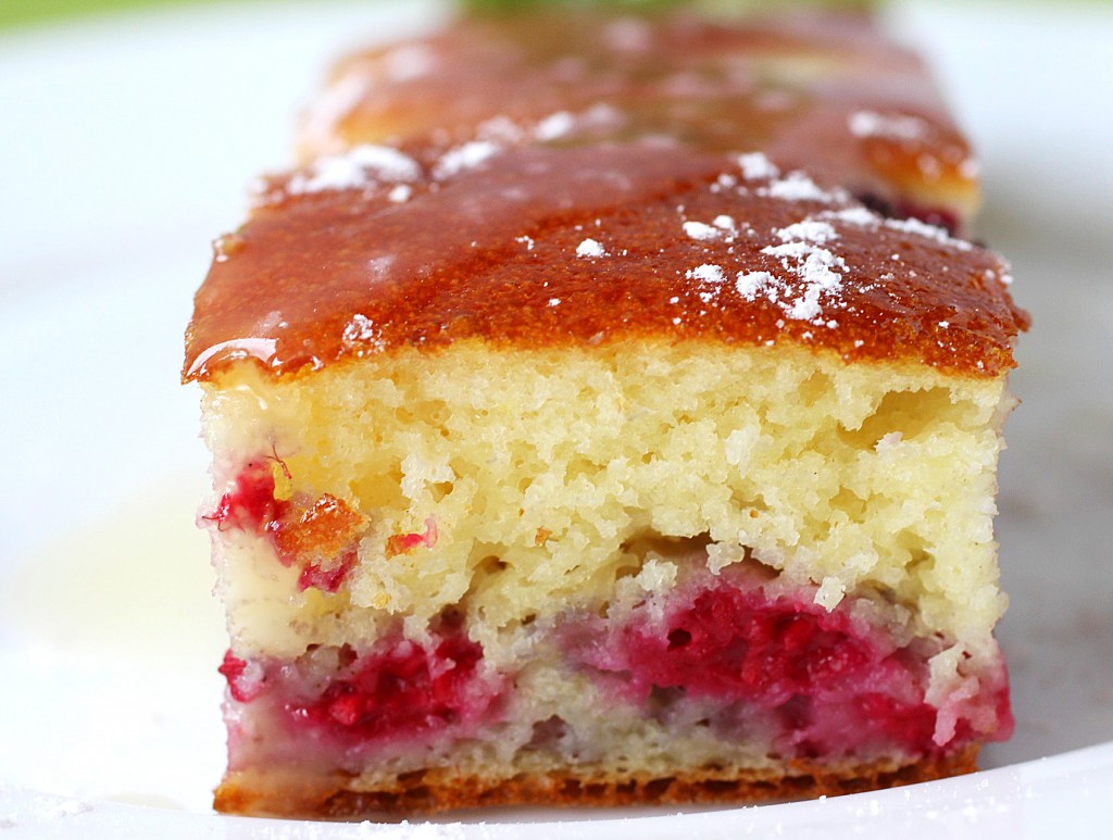 Raspberry Lemon Loaf Cake