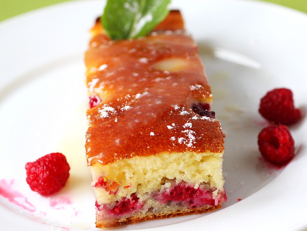 Raspberry Lemon Loaf Cake