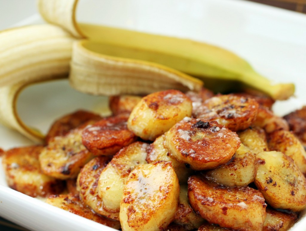 Pan Fried Cinnamon Bananas