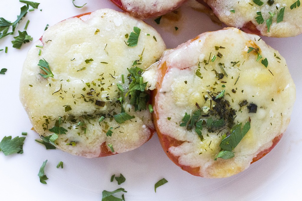 BAKED PARMESAN TOMATOES