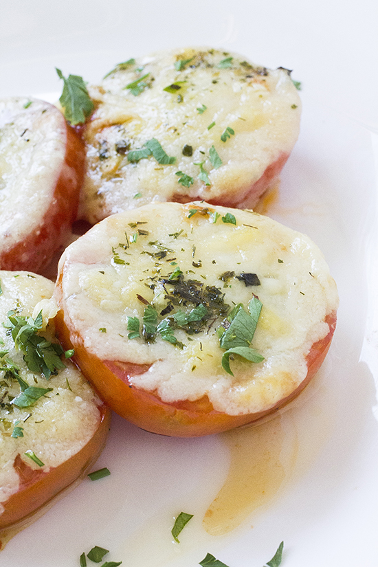 BAKED PARMESAN TOMATOES