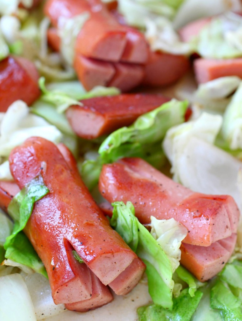 Kielbasa and Cabbage Skillet