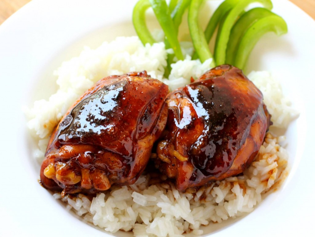 Honey Balsamic Baked Chicken Thighs 