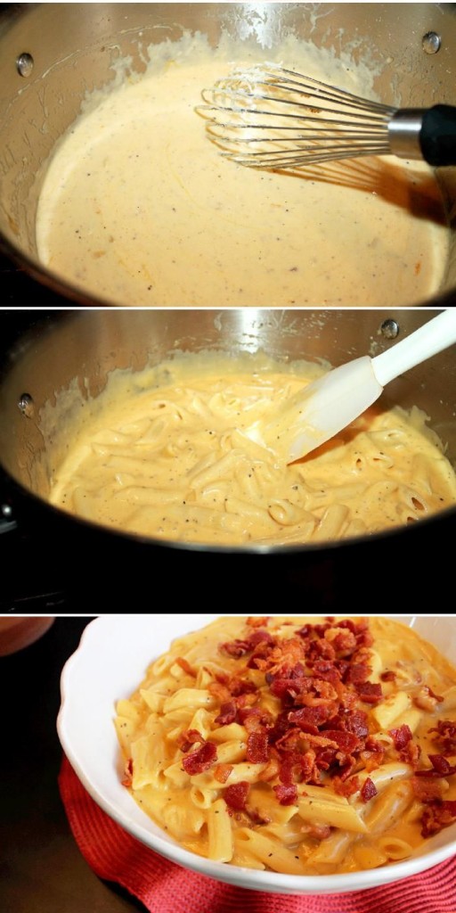 Creamy Stove Top Mac with Bacon