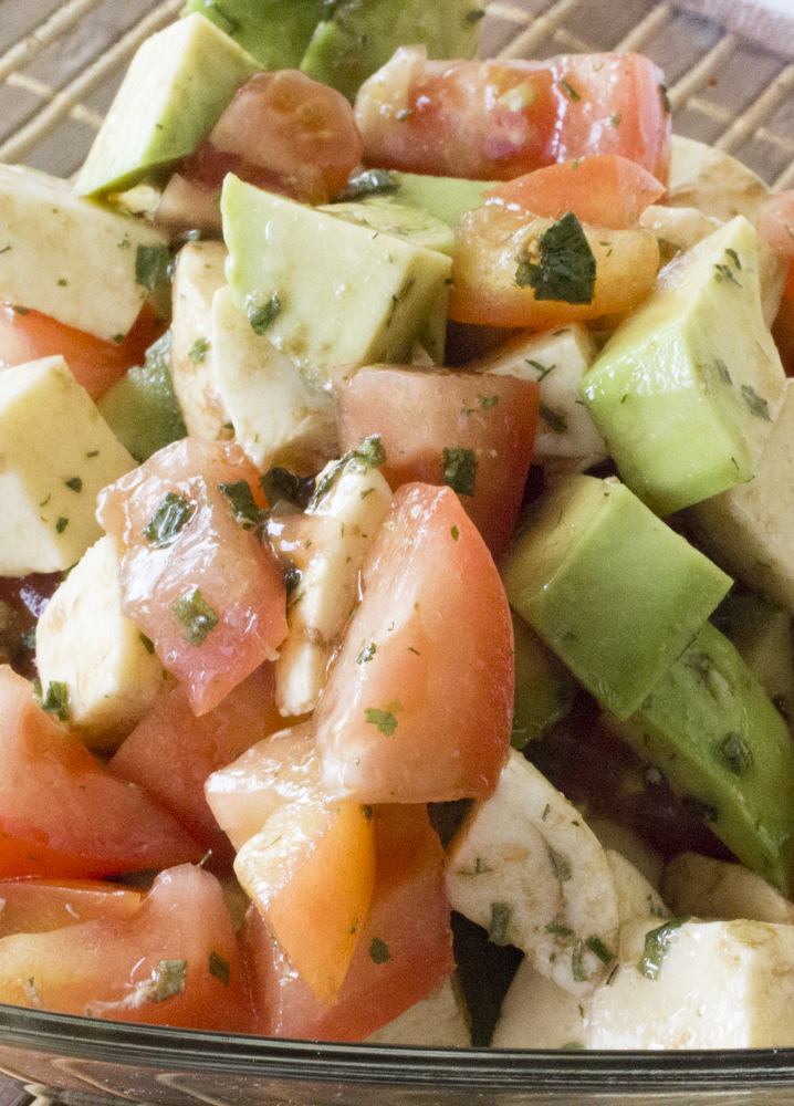 Cucumber Tomato Avocado Salad