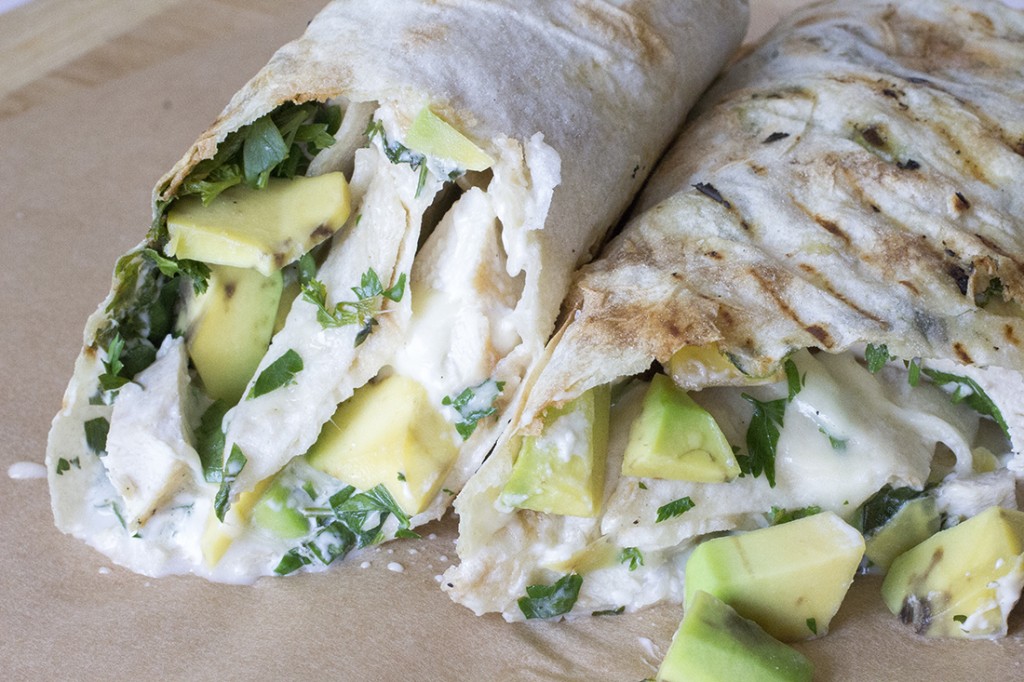 Chicken Avocado Burritos