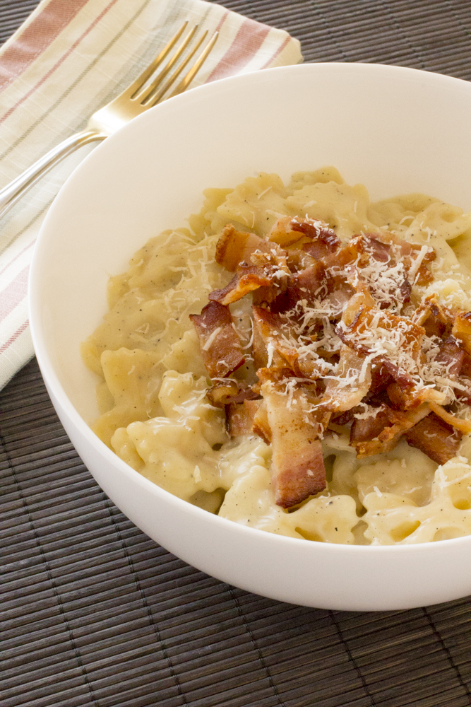 Creamy Stove Top Mac with Bacon